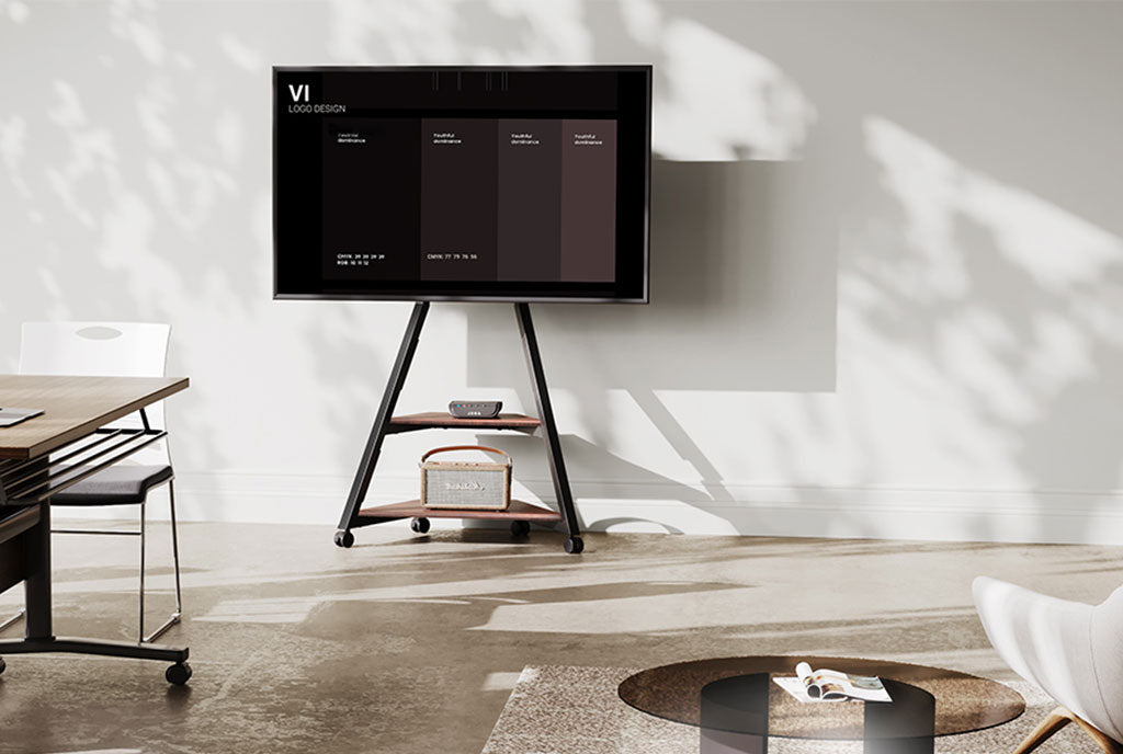 テレビスタンドのオフィス利用:効率的で快適なオフィス環境の構築
